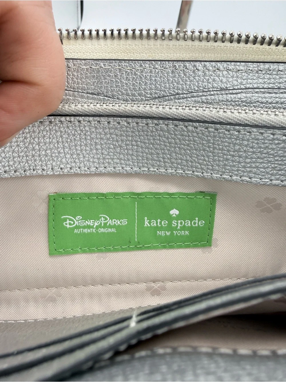 Kate Spade New York Disney Parks Mickey Mouse Zip Wallet - Authentic Original